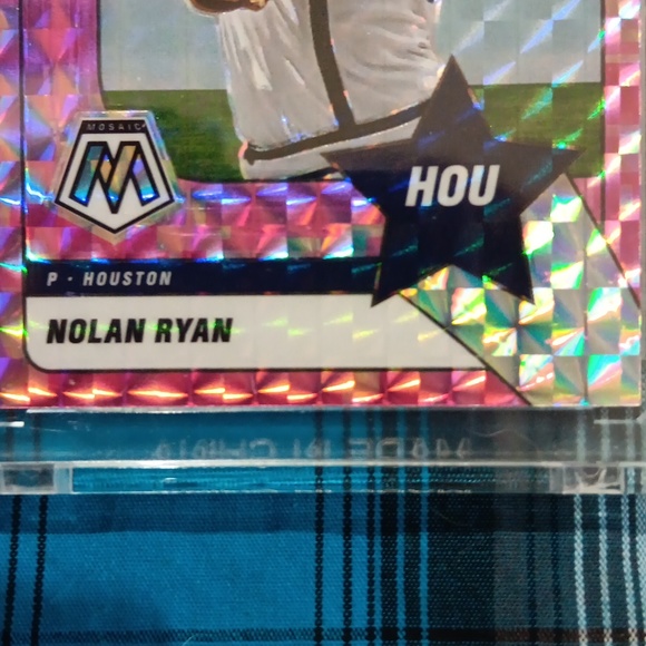 Mosaic Nolan Ryan Pink Cameo - Picture 2 of 4